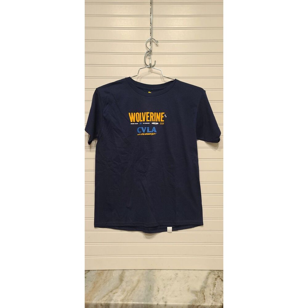 Marvel X CVLA Youth Boys Wolverine Blue TShirt Size L NWT